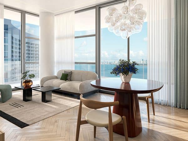 01-Elle-Residences-Miami-Living-and-Dining